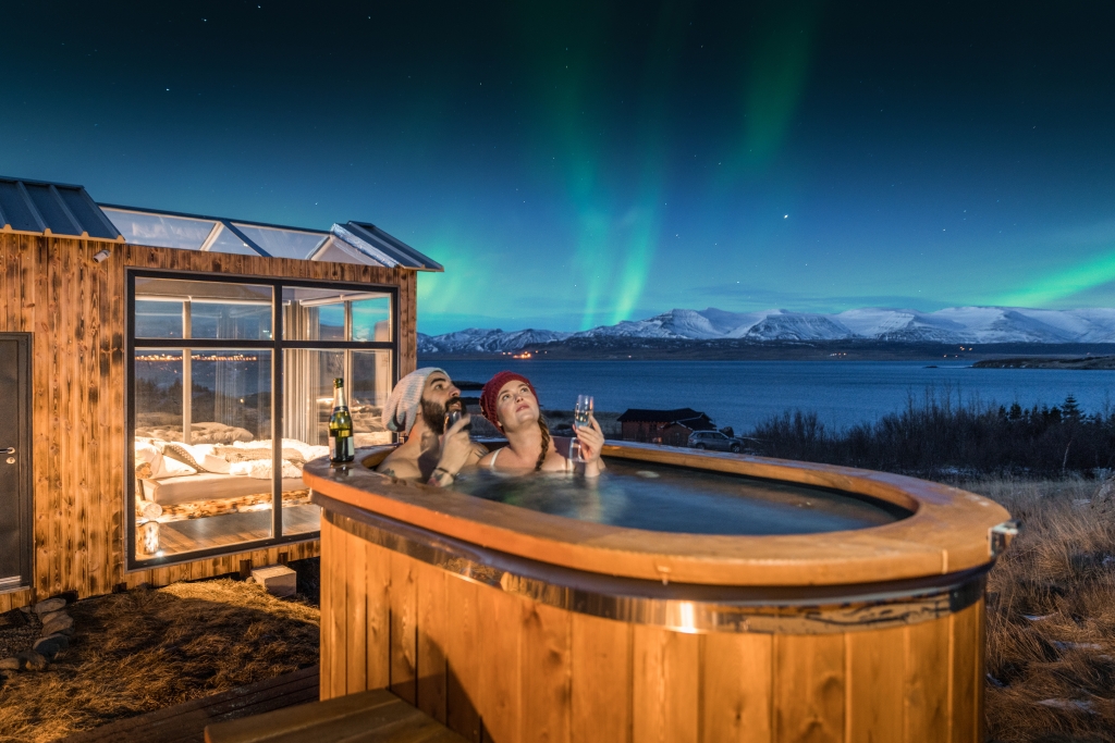 Cabins With Hot Tubs In Iceland Are The Way To Stay